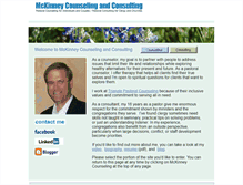 Tablet Screenshot of mckinneycounseling.org